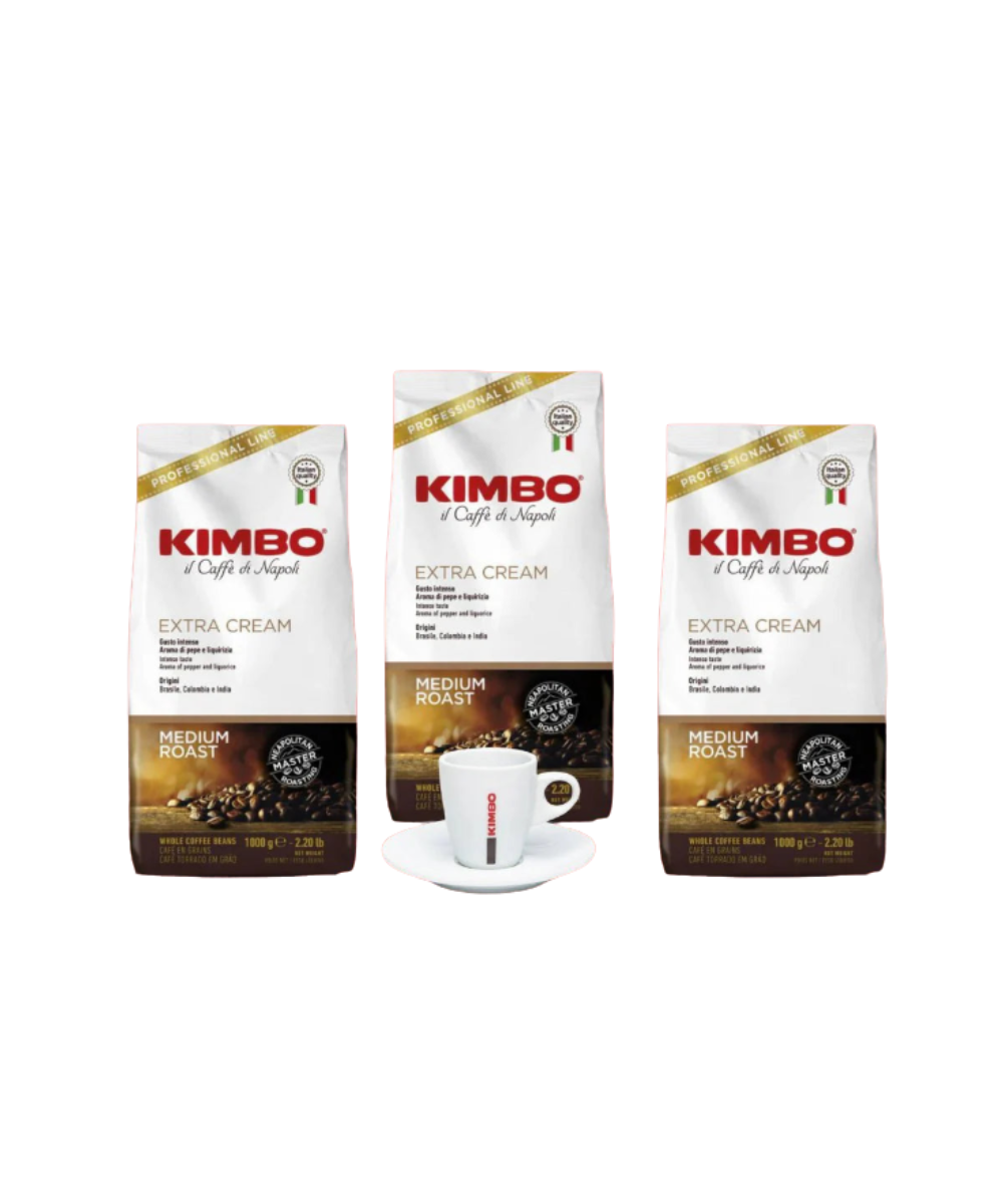 3KG KIMBO EXTRA CREAM + 1 TAZA DE REGALO