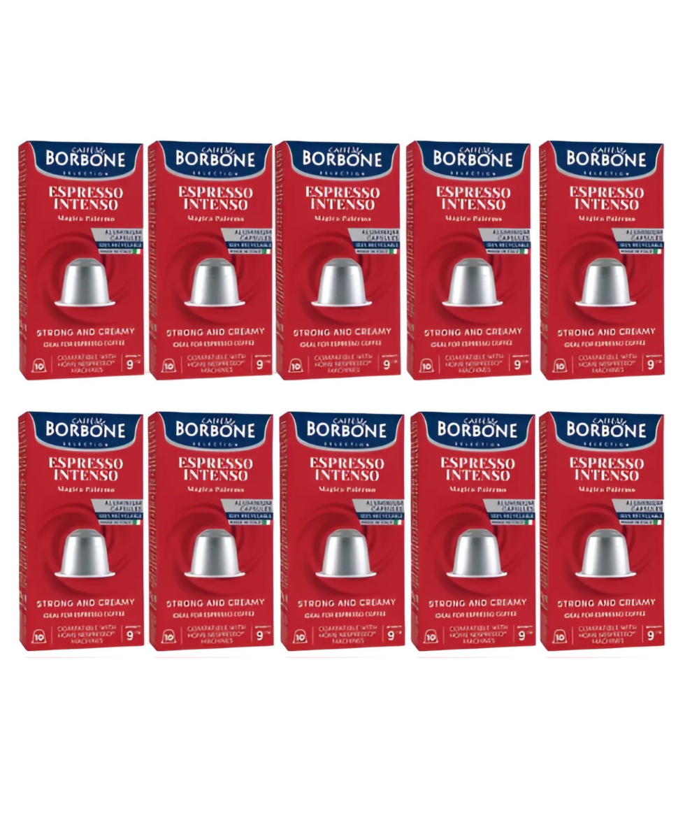 PACK 100 CAPSULAS BORBONE ESPRESSO INTENSO (NESPRESSO)