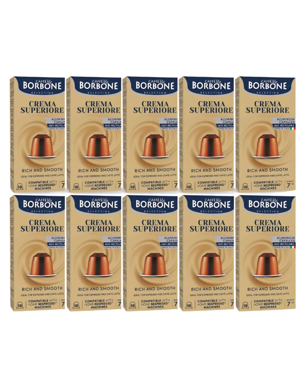 100 CAPSULAS BORBONE CREMA SUPERIORE (NESPRESSO)