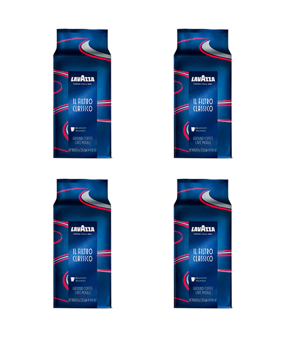 LAVAZZA IL FILTRO CLASICO 226,8Grs X4 GRANO MOLIDO