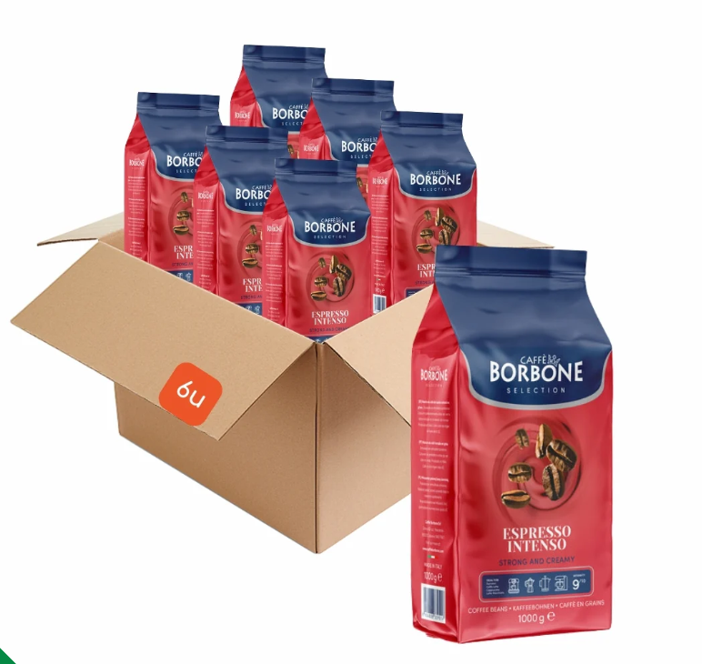 PACK 6 KILOS BORBONE ESPRESSO INTENSO