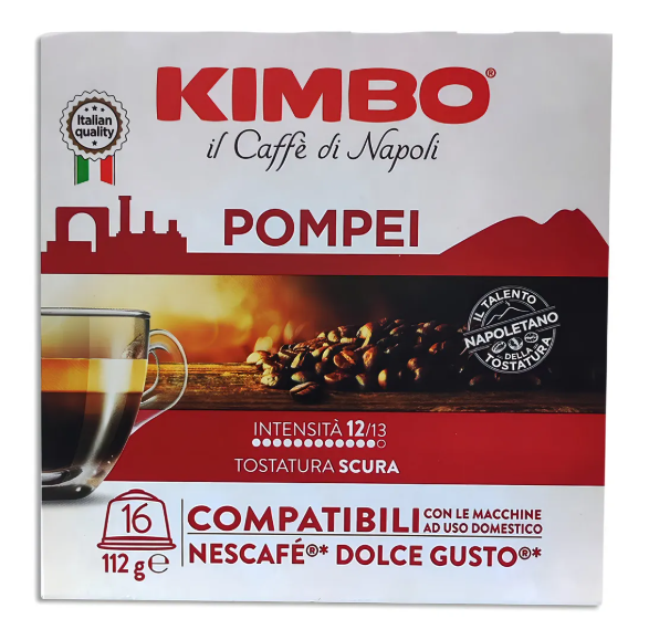 16 Capsulas Kimbo Compatibles Con Dolce Gusto Pompe