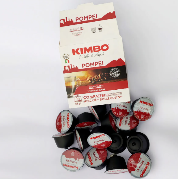 16 Capsulas Kimbo Compatibles Con Dolce Gusto Pompe