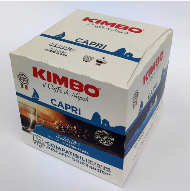 16 Capsulas Kimbo Compatibles Con Dolce Gusto Capri