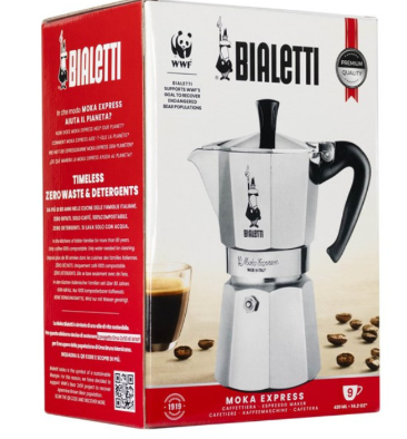 CAFETERA ITALIANA MOKA EXPRESS 9 TAZAS 420 ml BIALETTI