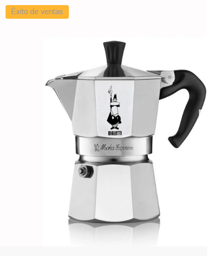 CAFETERA ITALINA MOKA EXPRESSE 3 TAZAS 130ML BIALETTI