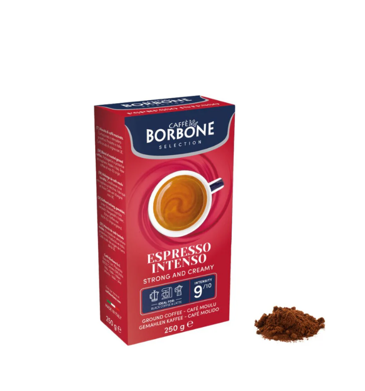 PACK 2 CAFE BORBONE MOLIDO 250G ( 1 INTENSO+1 CREMA CLASSICA)