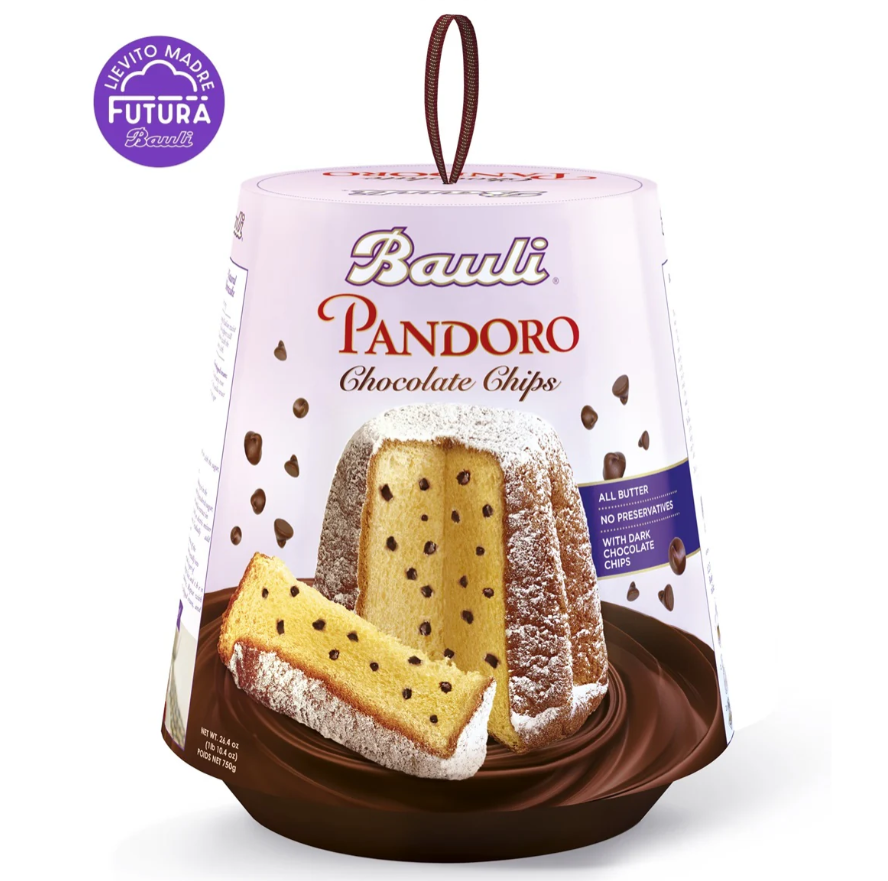 Pandoro Gocce Di Cioccolato Bauli - 750 gr