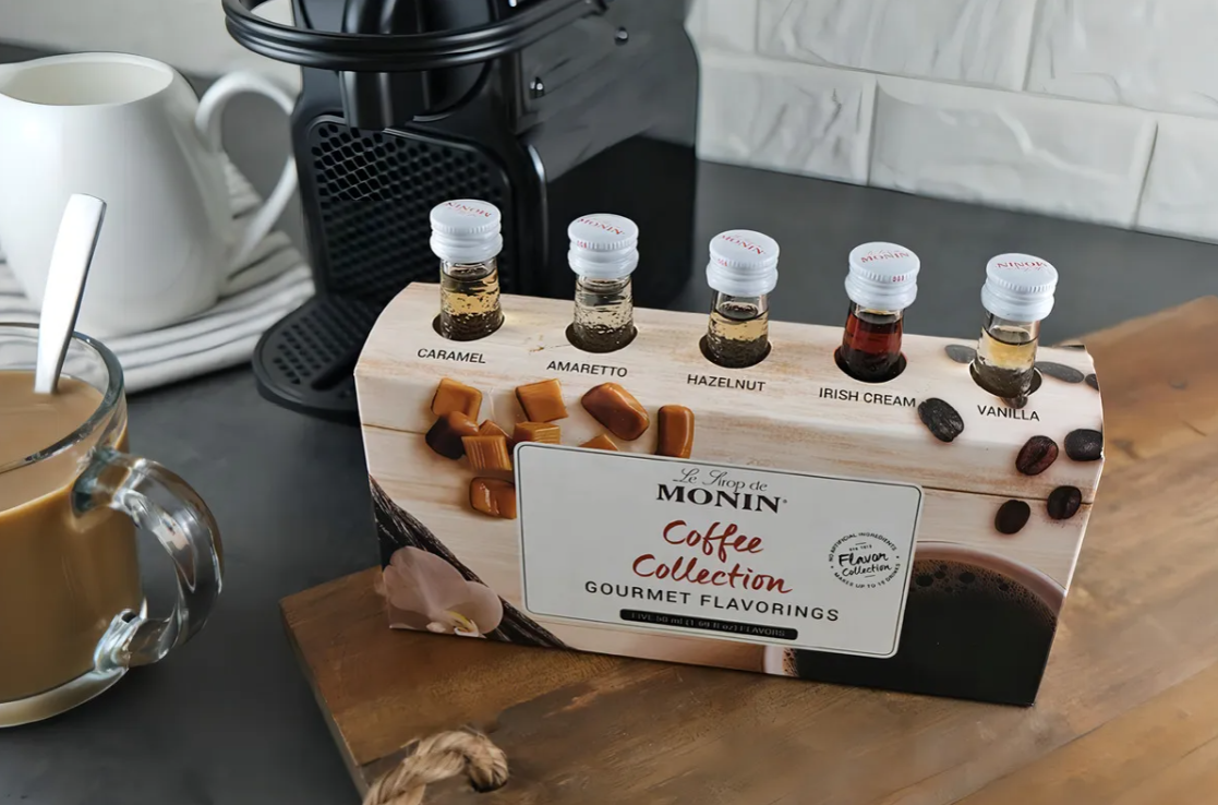 SYRUP CAFE MONIN COFFE COLLECTION 5 SABORES X 50ML C/U