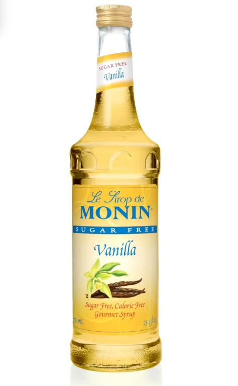 SYRUP MONIN CAFE COCKTAIL SABOR VAINILLA SIN AZUCAR 750ML