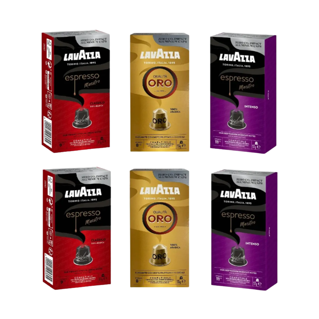 60 Mix Cápsulas Café Lavazza Maestro Compatible Espresso