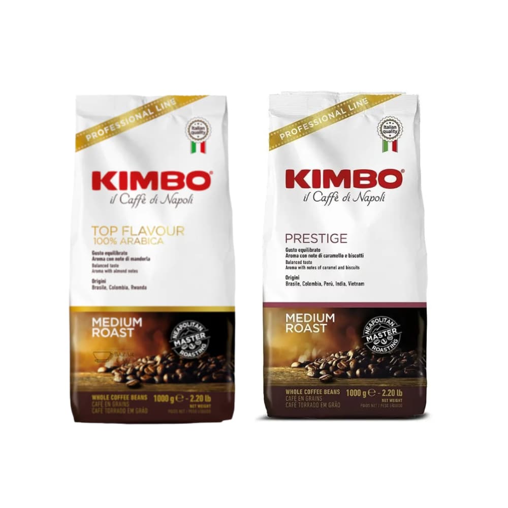 Pack Premium 1 Kimbo Top flavour 100% arabica+ 1 Kimbo Prestige