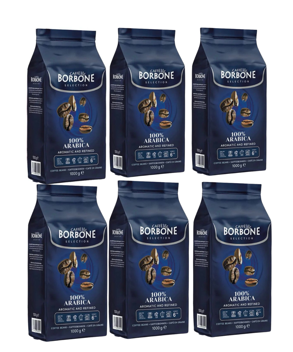 PACK 6 KILOS BORBONE 100% ARABICA (GRANO)