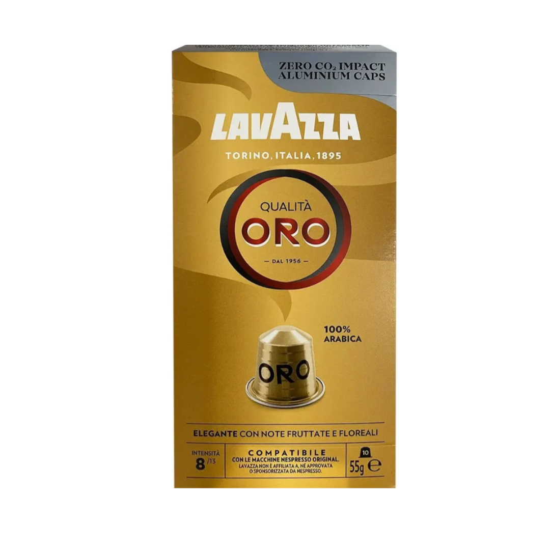 Cápsulas Café Lavazza Oro Compatible Espresso 100% Arábica