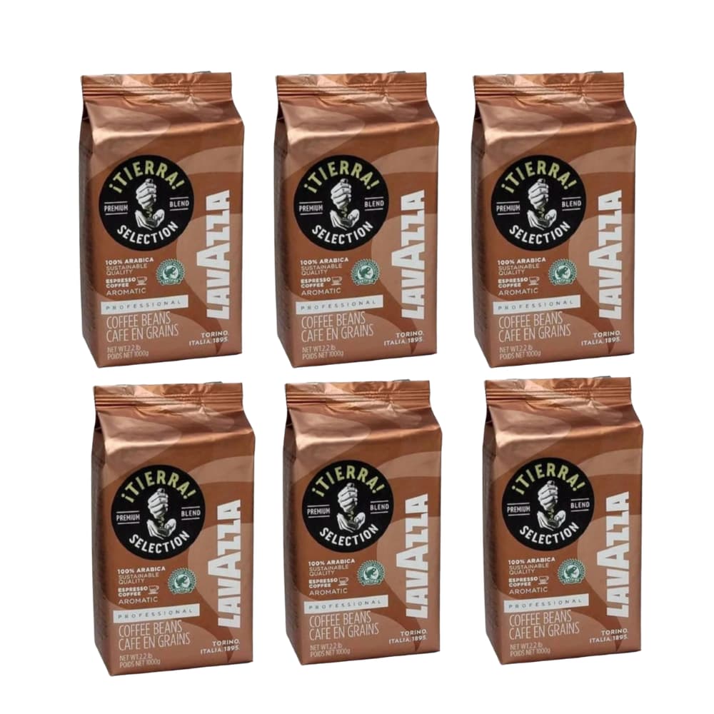 Pack 6 Kilos De Lavazza Tierra Selección Grano