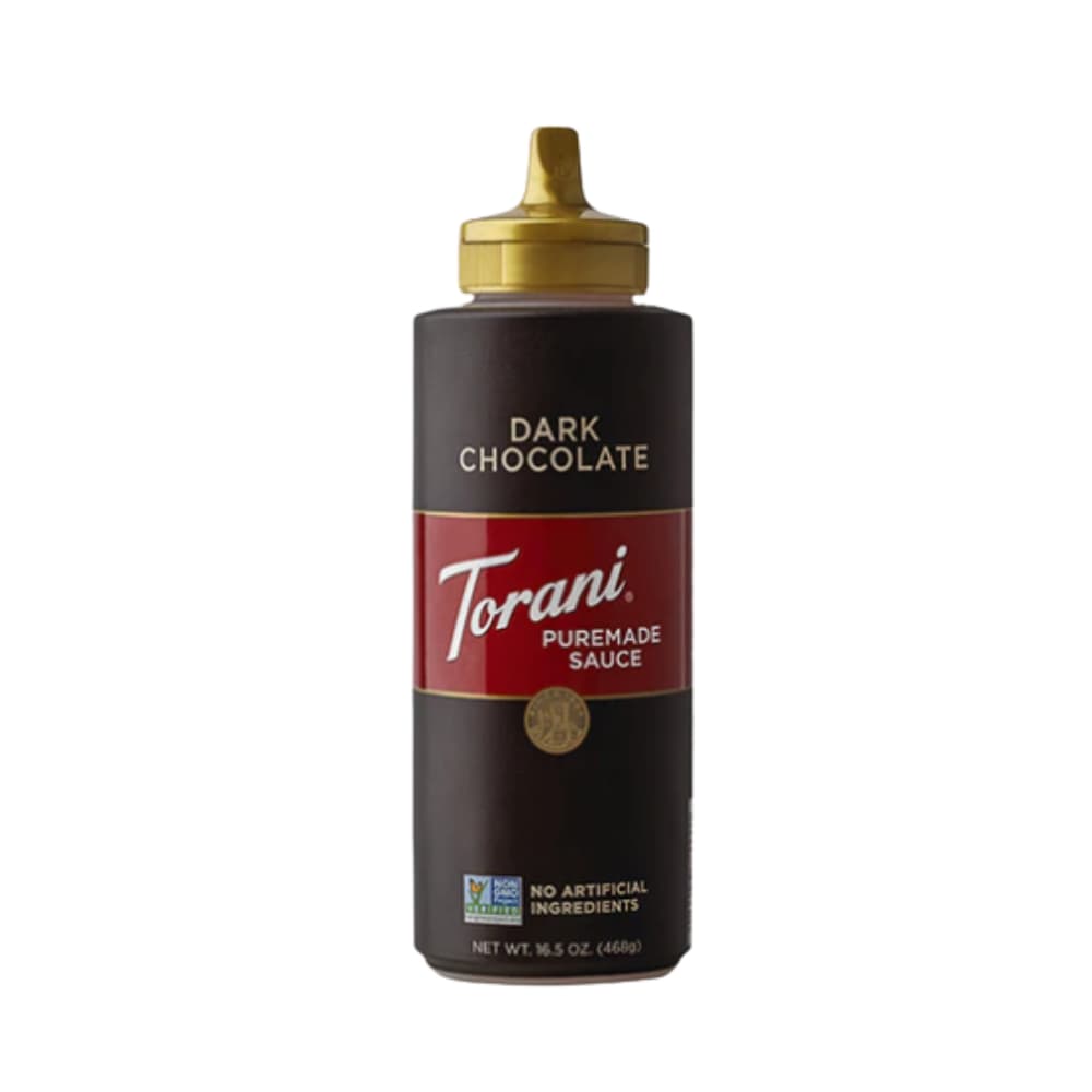 Dark Chocolate Sauce Squezze Torani Bottle 16.5 OZ