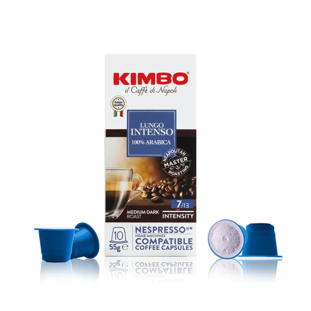 Capsulas Kimbo Lungo Intenso