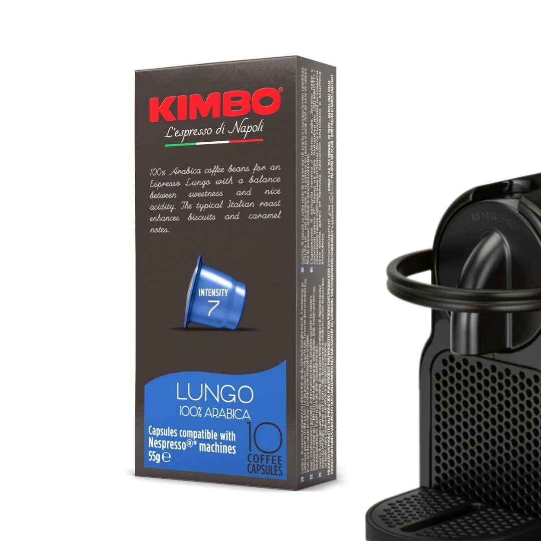 Capsulas Kimbo Lungo Intenso