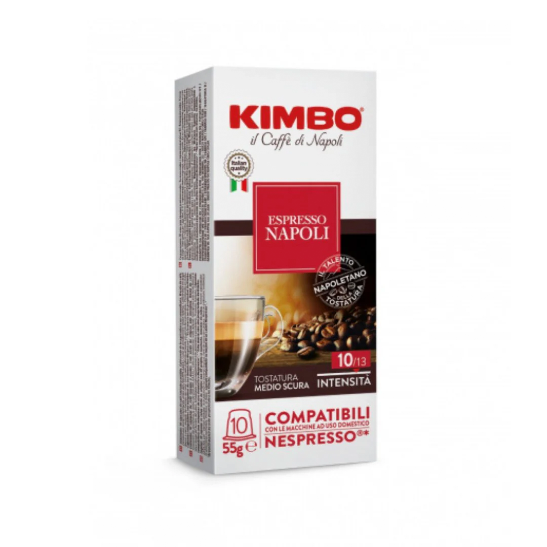 PACK 100 CAPSULAS KIMBO NAPOLI PARA NESPRESSO