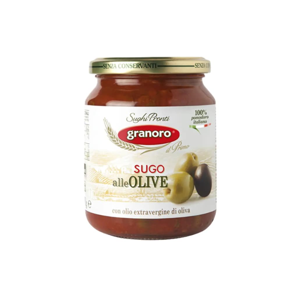 Sugo Pronto Granoro di Pomodoro alle Olive - 370 Gr.