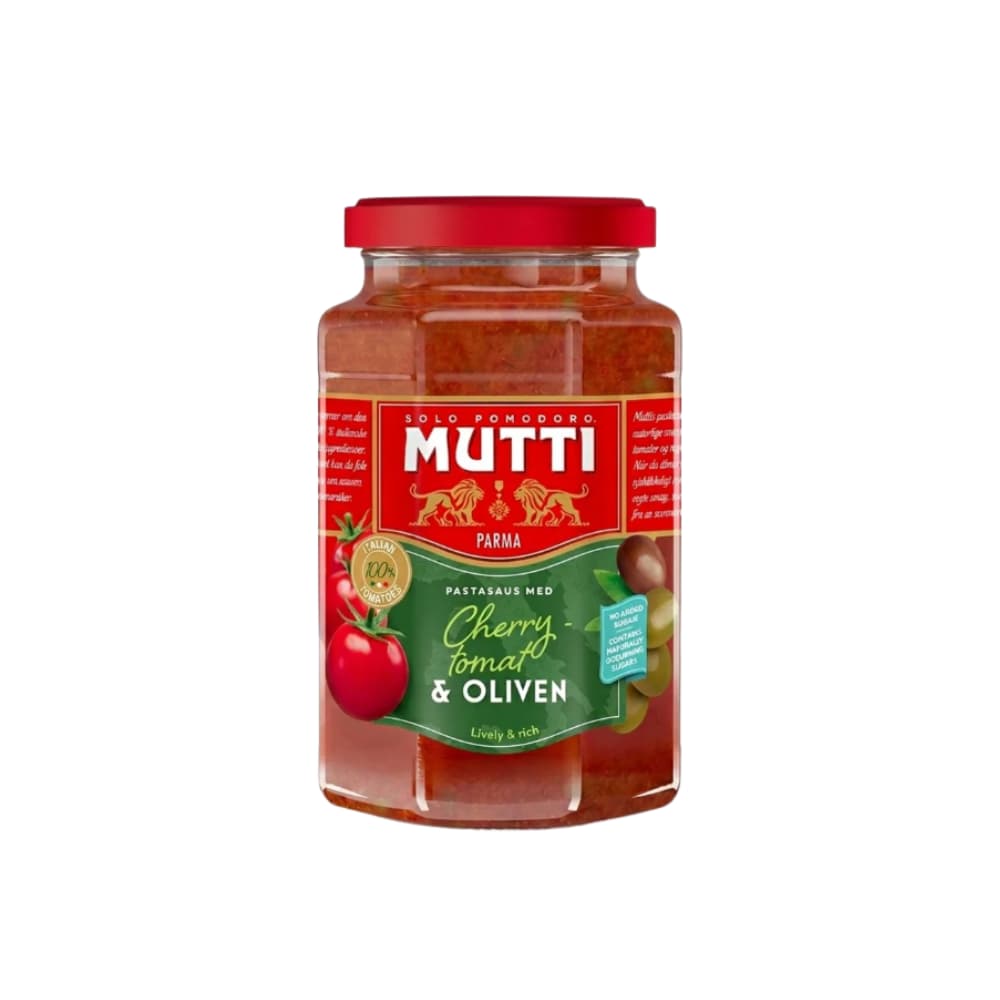 Sugo Pronto Mutti -Olive Leccino- 400 Gr.