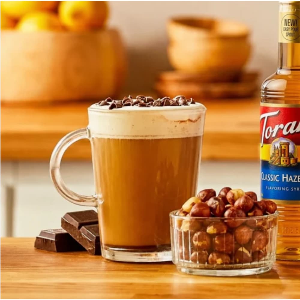 Kit Torani Barista: Trío Clásico de Caramelo, Avellana y Vainilla (375 ml)