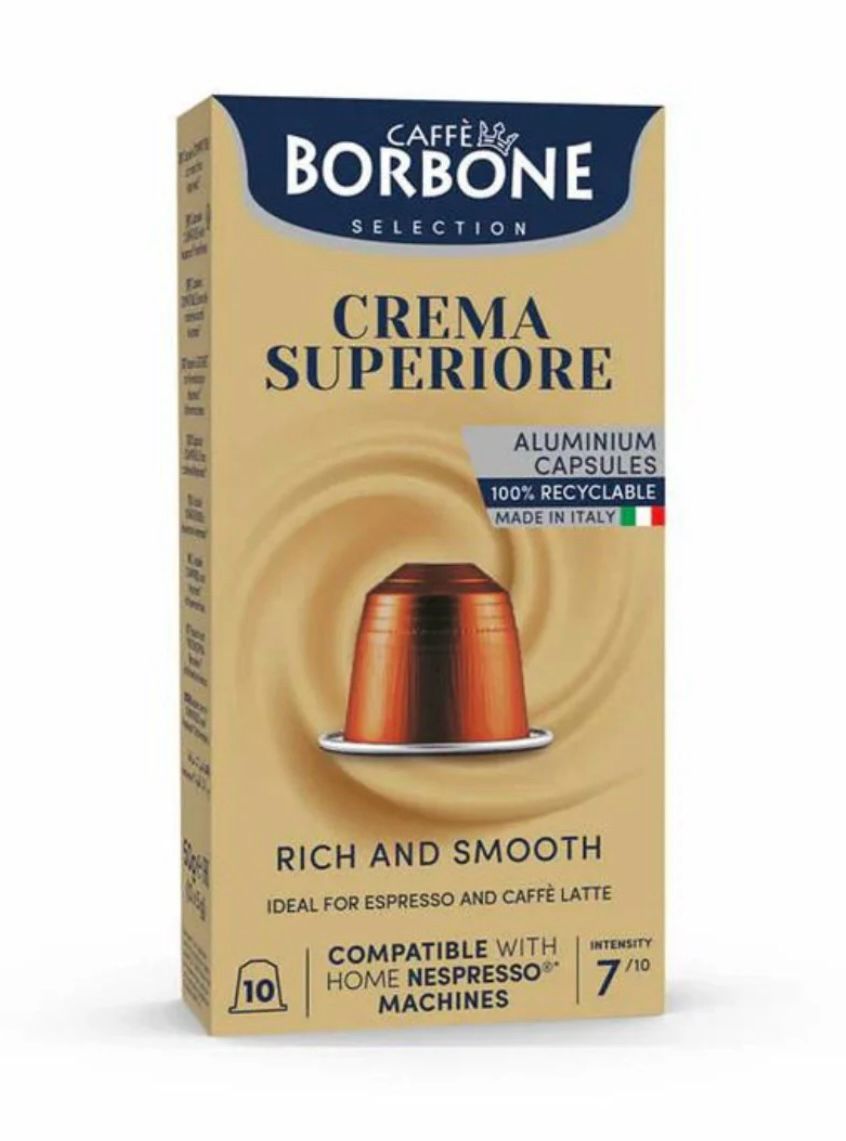 100 CAPSULAS VARIEDAD BORBONE COMPATIBLES CON NESPRESSO