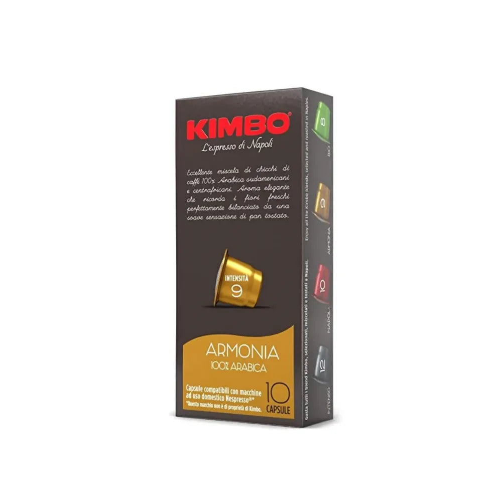 Cápsulas Kimbo Barista 100% Arabica Compatible Con Nespresso 10Uds
