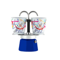 Cafetera Moka Mini Express 90ml con 2 Vasos Bialetti