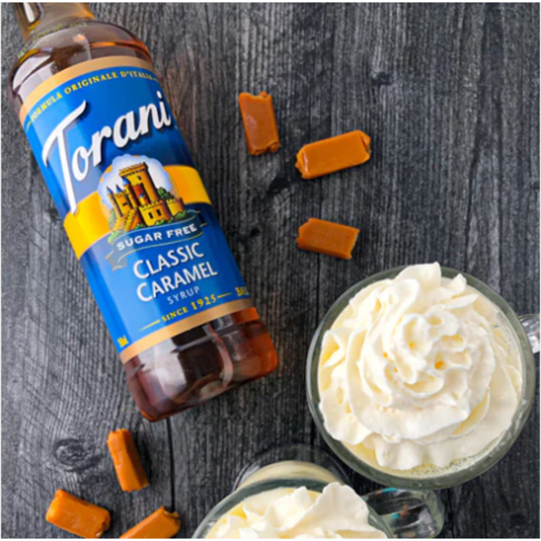 SYRUP TORANI CARAMEL SUGAR FREE 750ML