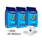 Pack 3 Kg Café Borbone Crema Clássica Grano + Taza De Regalo