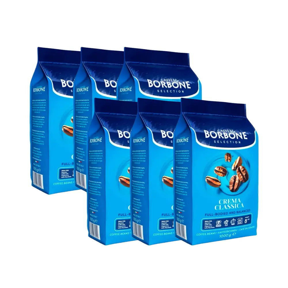 Pack Café Borbone Crema Classica Grano 6Kg
