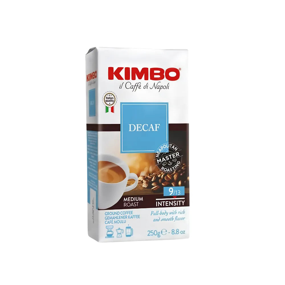 Café Kimbo Decaf Medium Roast Molido  250Gr Descafeinado