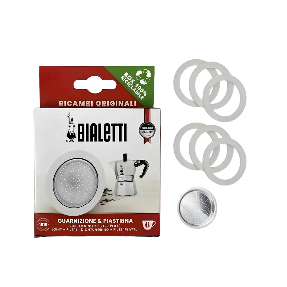 Empaquetadura Y Filtro Bialetti Repuesto Para Moka  6Tza