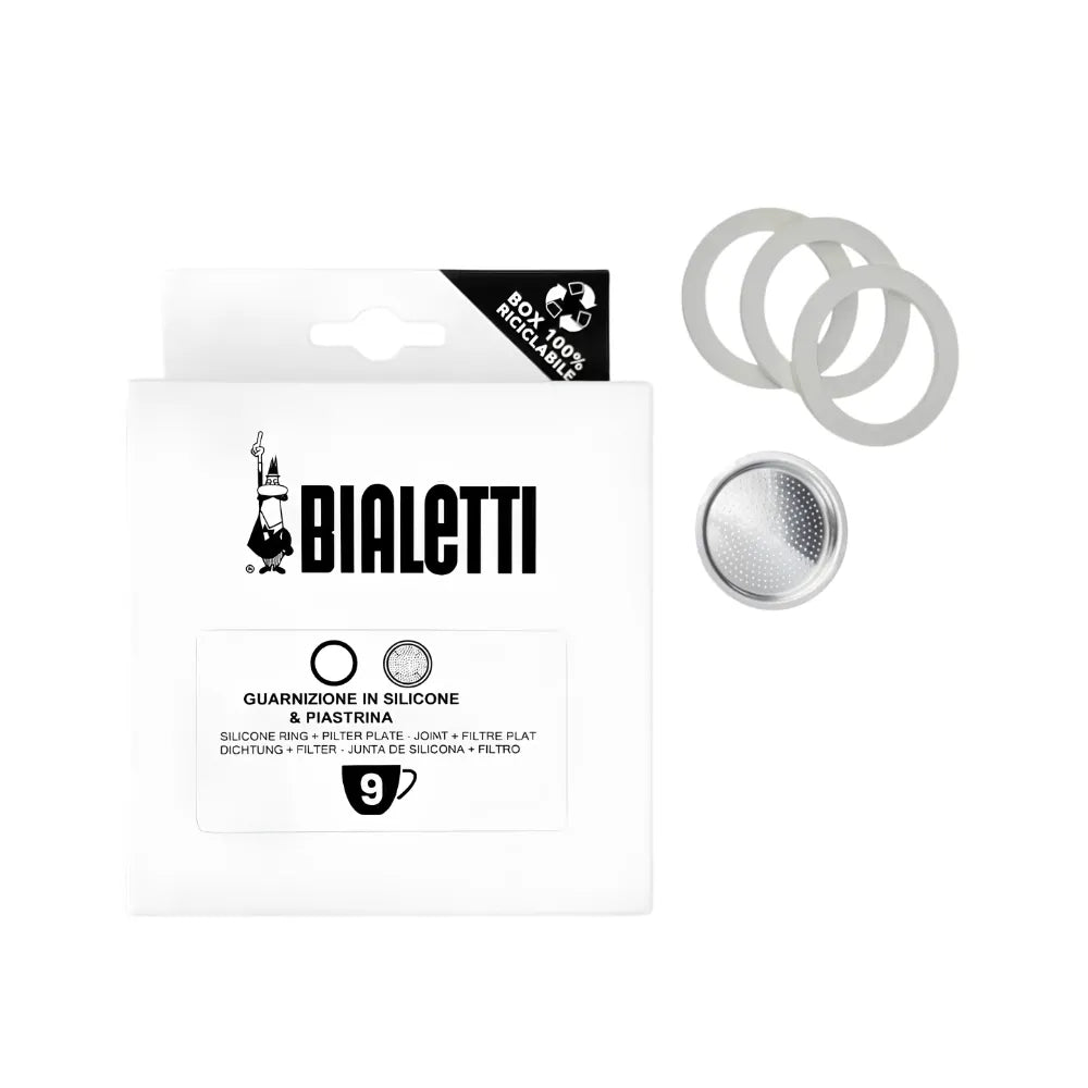 Empaquetadura Y Filtro Bialetti Repuesto Para Moka  9Tza
