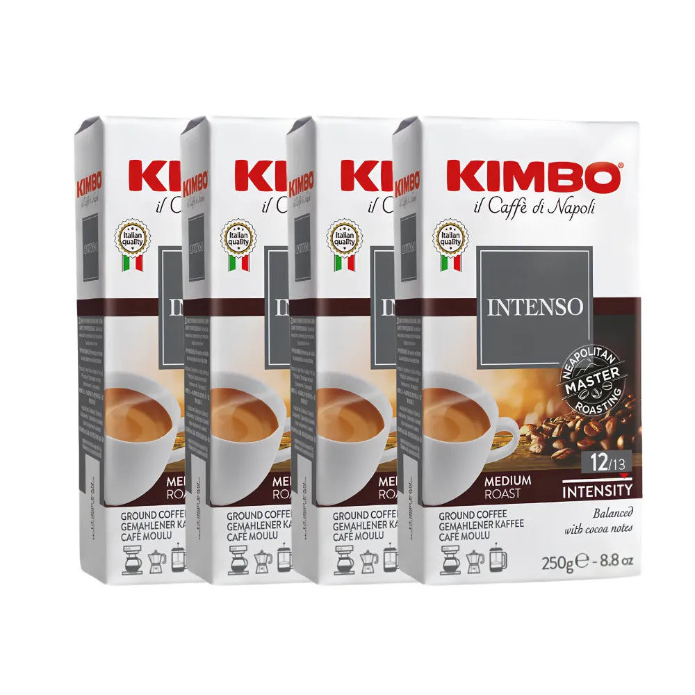Pack Café Kimbo Intenso Molido 4 X 250G