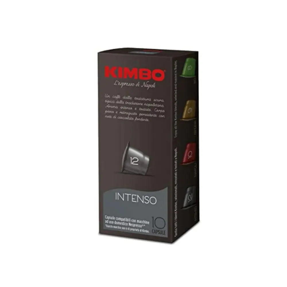 Cápsulas Kimbo Intenso Compatible Con Nespresso 10Uds