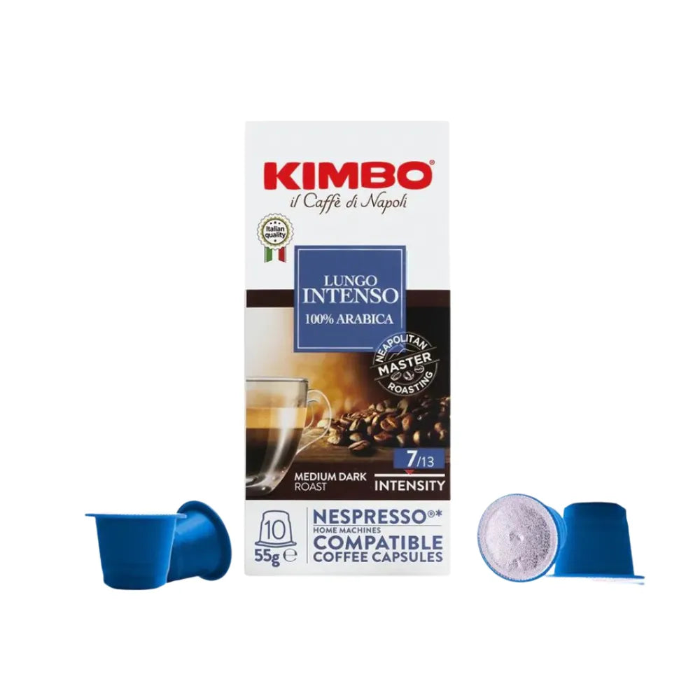 PACK 100 CAPSULAS KIMBO LUNGO 100% ARABICA