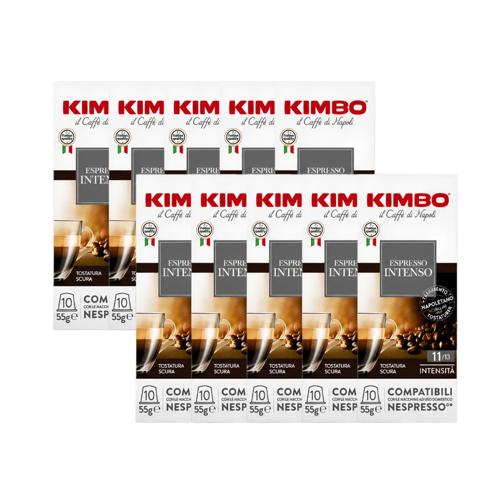 Pack 100Uds Cápsulas Kimbo Intenso Compatible Con Nespresso