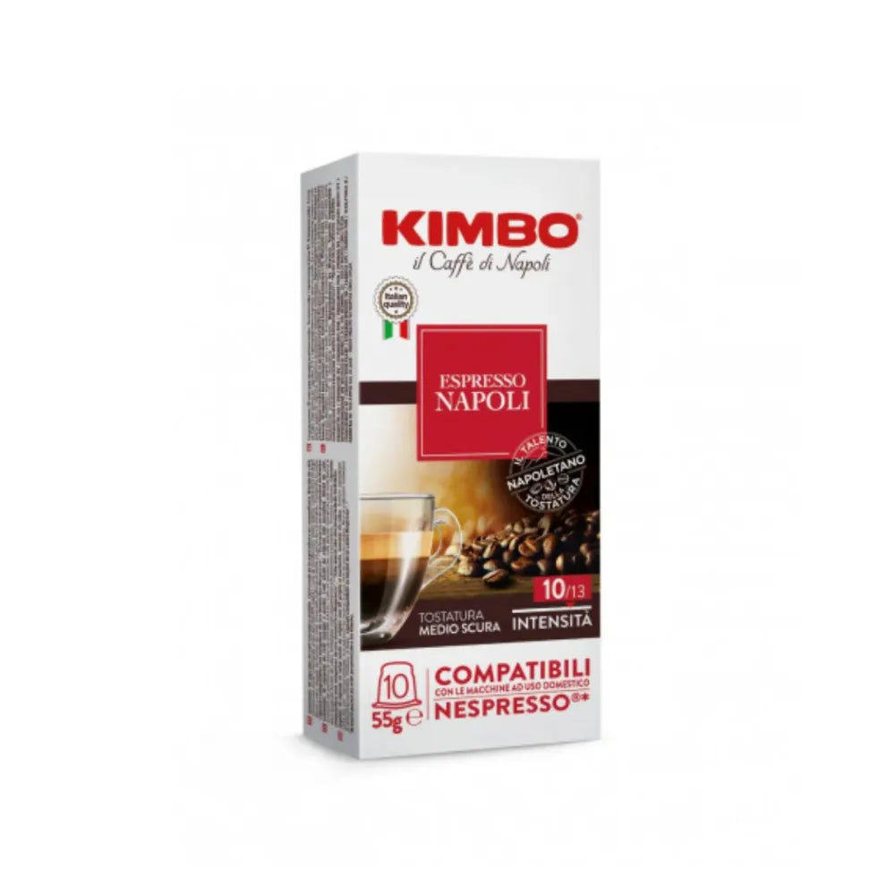 Pack 100Uds Cápsulas Kimbo Napoli Compatible Con Nespresso