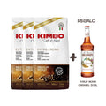 Pack 3Kg Café En Grano Kimbo Extra Cream Grano + Regalo Sirope de 50ml