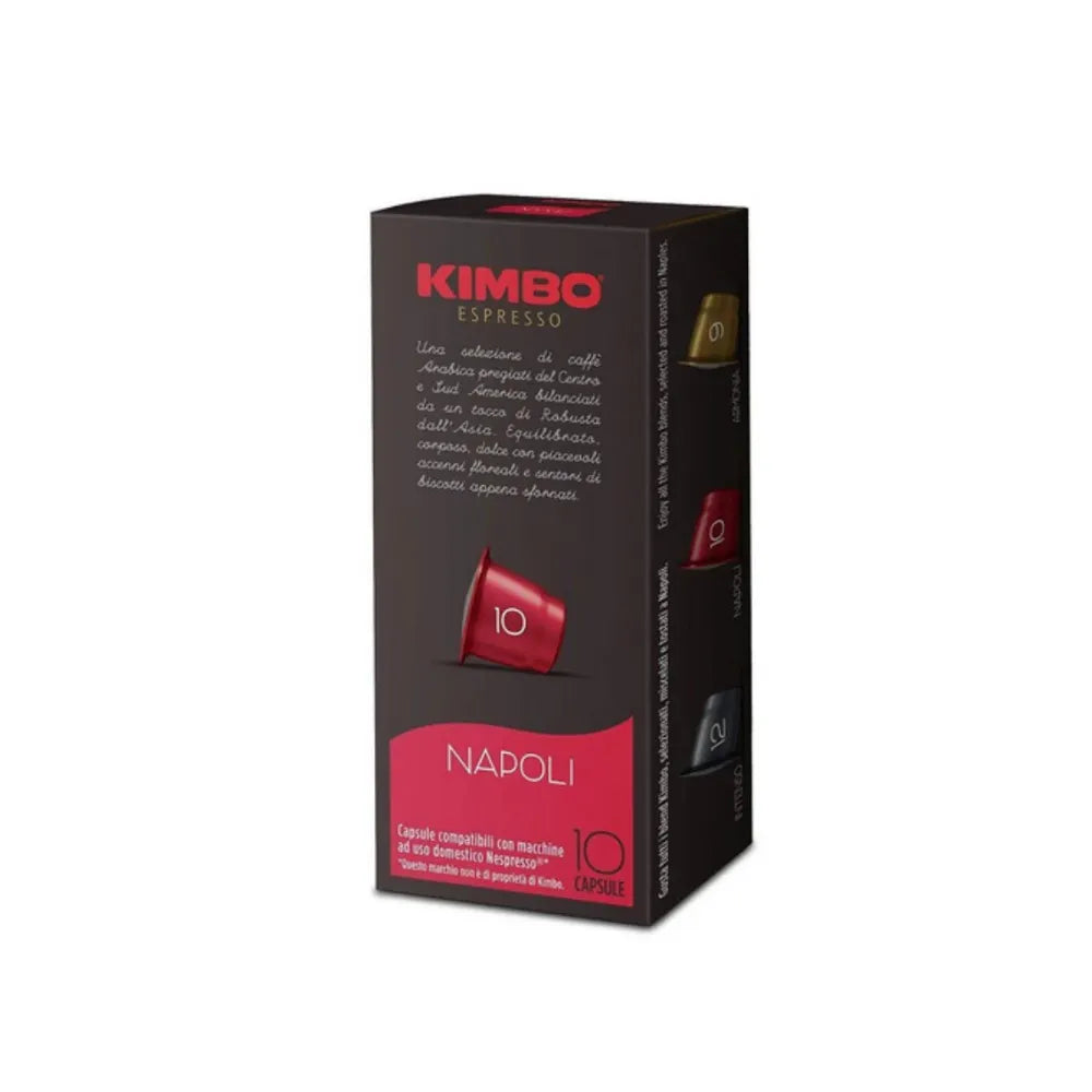Pack 100Uds Cápsulas Kimbo Napoli Compatible Con Nespresso