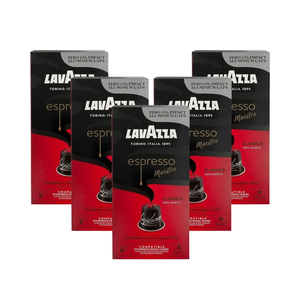 Cápsulas Lavazza Maestro Classico Espresso Compatibles Con Nespresso 50Uds