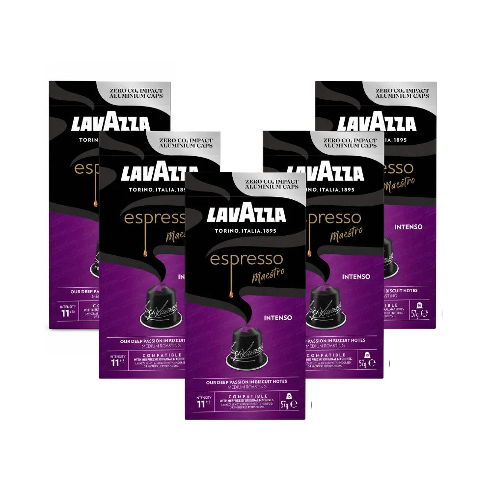 Cápsulas Lavazza Maestro Intenso Espresso Compatible Con Nespresso 50Uds
