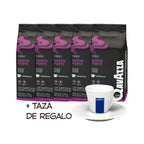 Pack 5Kg Café Lavazza Gusto Forte Grano + 1 Taza De Regalo