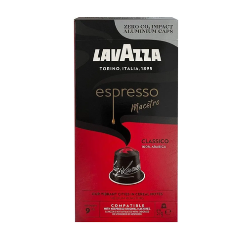 50 Cápsulas Café Lavazza Maestro Classico Espresso Compatibles con nespresso