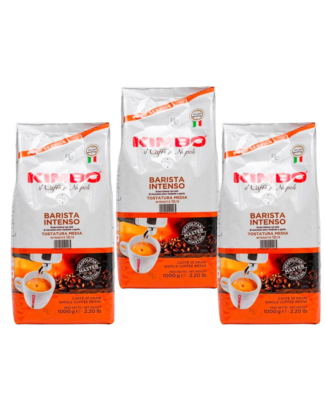 PACK 3 KILO KIMBO BARISTA INTENSO