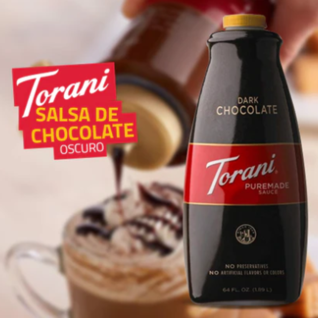 PUREMADE SAUCE DARK CHOCOLATE TORANI 64 OZ