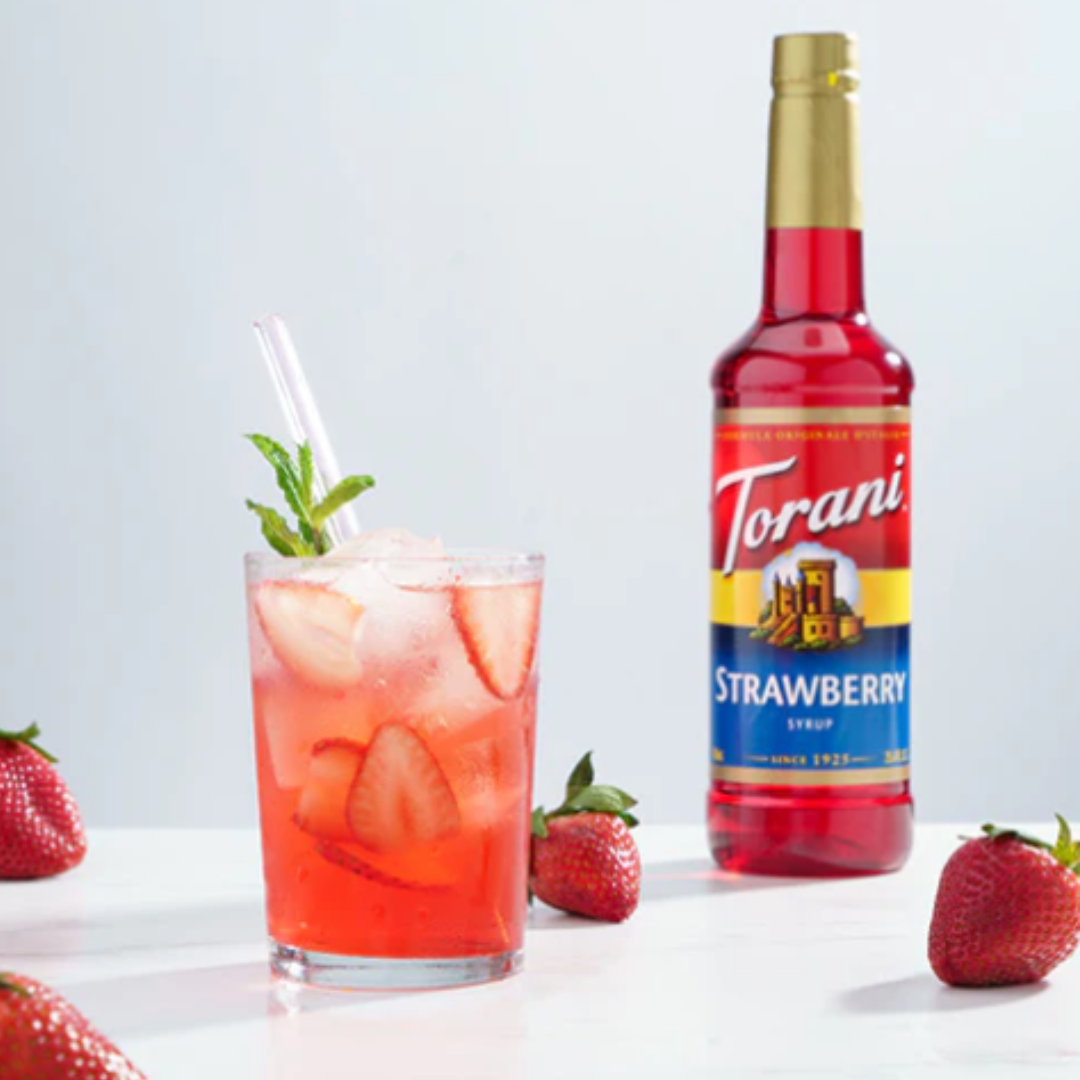 Syrup Jarabe Sirup Torani 750ml Strawberry Frutilla Fresa